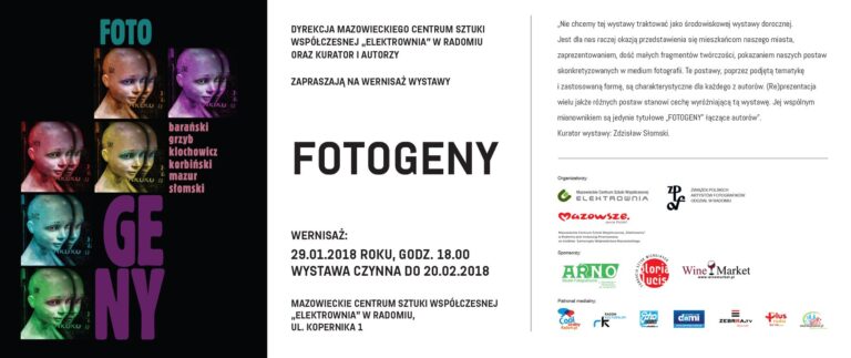 Wystawa FOTOGENY w MCSW Elektrownia